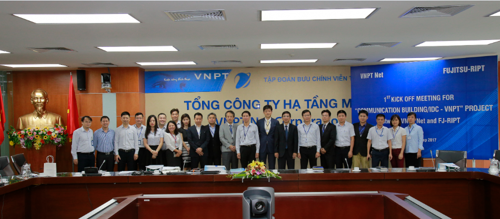 Fujitsu và RIPT được chọn là đơn vị tư vấn thiết kế, xây dựng và vận hành Trung tâm dữ liệu của Tập đoàn VNPT