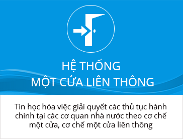 VNPT eGov 2.0 - Một cửa điện tử